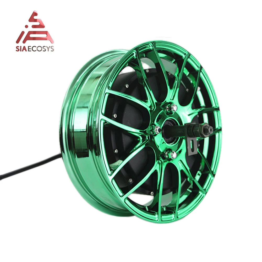 14 дюймов широкая шина Съемная 3000W 40h V1 260 Электрический BLDC для центрального движения колеса двойного вала