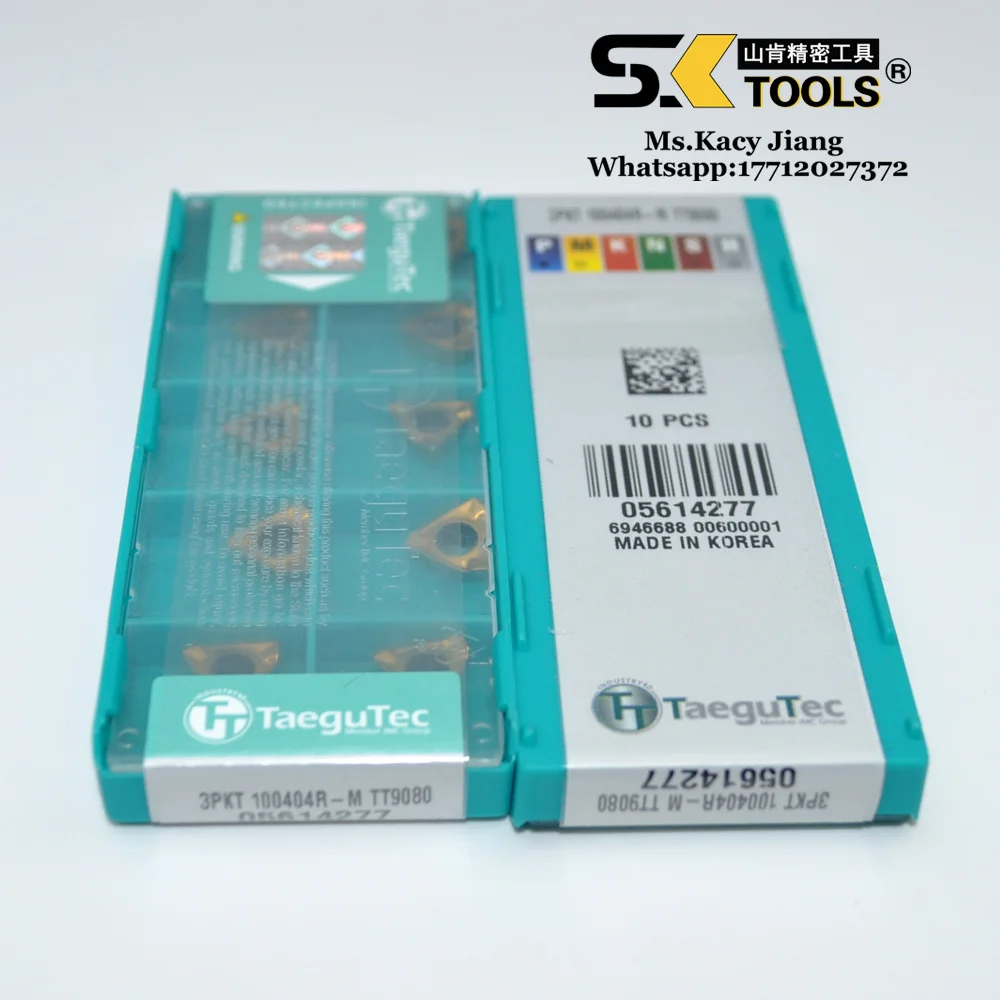 Оригинальные высокие положительные вставки TAEGUTEC 3PKT 10 m 100404R-M TT9080 для 90C плеч и общей обработки