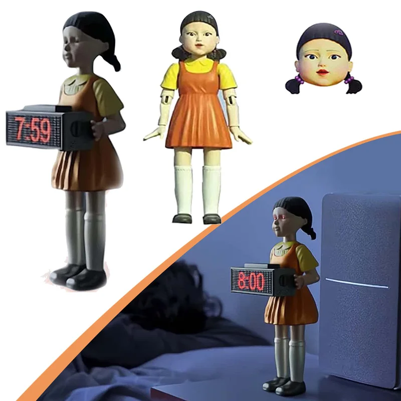 Рекламная игра кальмар настольные часы корейский серия игр Хэллоуин