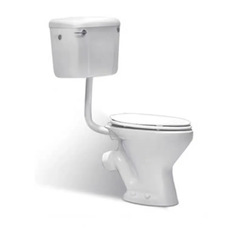 Africa Nigeria Ghana Twyford WC Ceramic Toilet Bowl with Bibet Sprayer P-Trap S-Trap Including Seat Cover