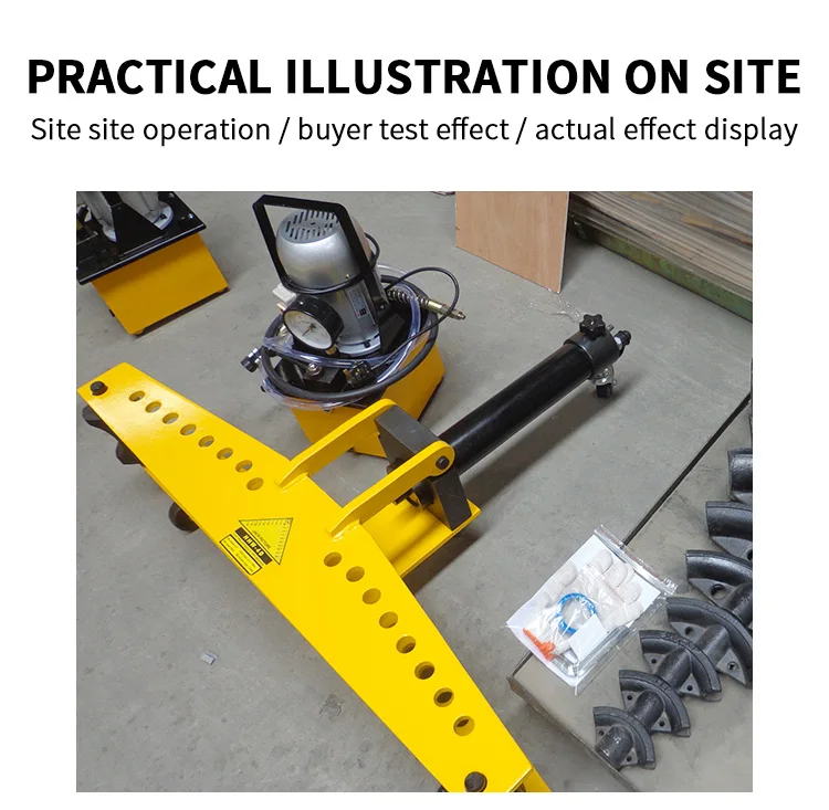 ODETOOLS Copper Pipe Bender Hydraulic Bending machine Wheel