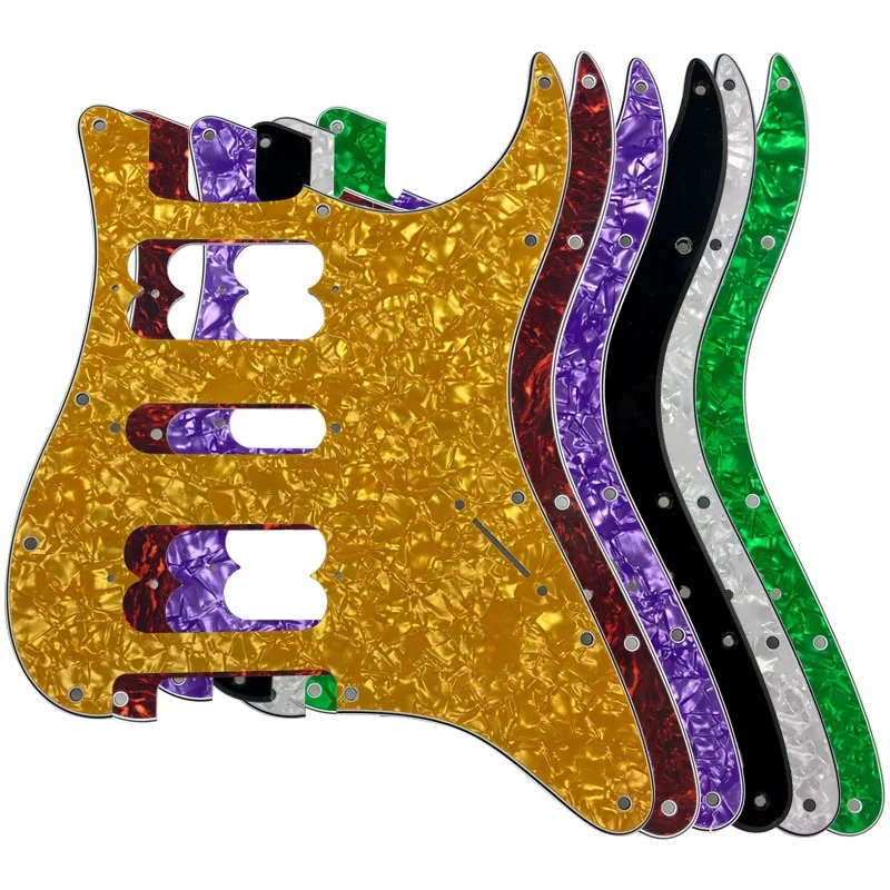 Pleroo Guitar Accessories Pickguard No control hole For FD ST Player Humbucker Standard ST HSH Guitarra
