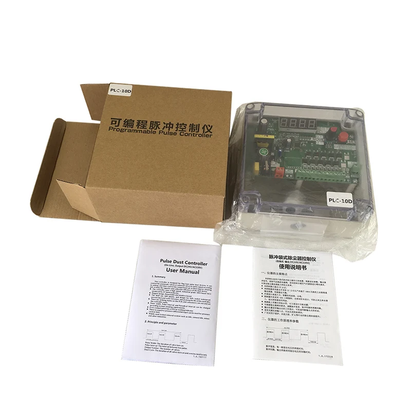Pulse Jet Controller For Bag PLC-4 PLC-6 PLC-8 PLC-10 Filter Dust Control Controller Pulse Valve Timer