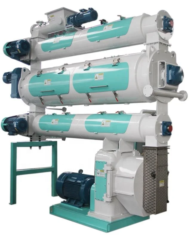 CE SZLH350 / SZLH420 / SZLH508 shrimp fish crab feed pellet machine aquatic fish feed pelletizer with 3sets conditioners