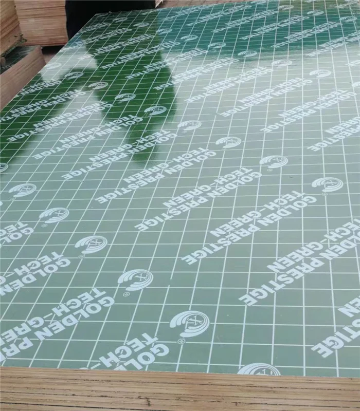 Green PP Plastic Film Faced Plywood / Ply Wood / Marine Plywood