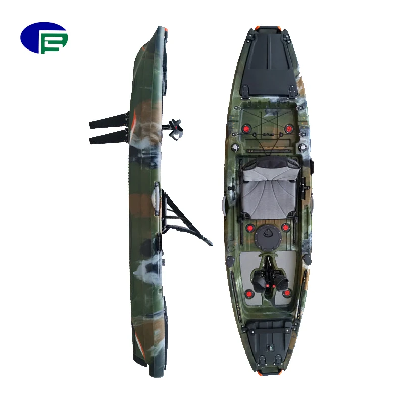 Профессиональный Одноместный каяк для морской рыбалки