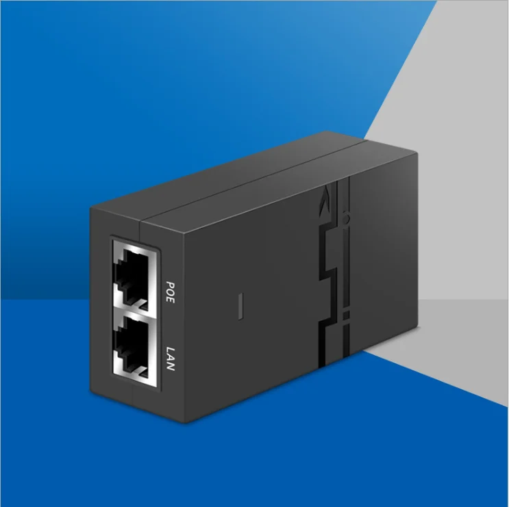 Настольный адаптер питания 100 Мбит/с 48 в 15 4 а Вт 1 rj45 Poe для