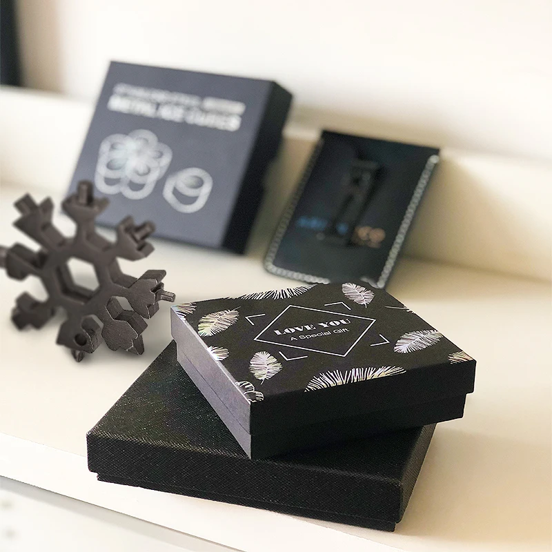 Promotional Items 18 in 1 Key Chain Tool Multi Tool Small Snowflake Multitool