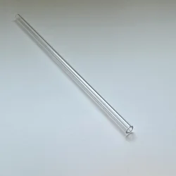 Factory price wholesale borosilicate glass drinking straws in stock