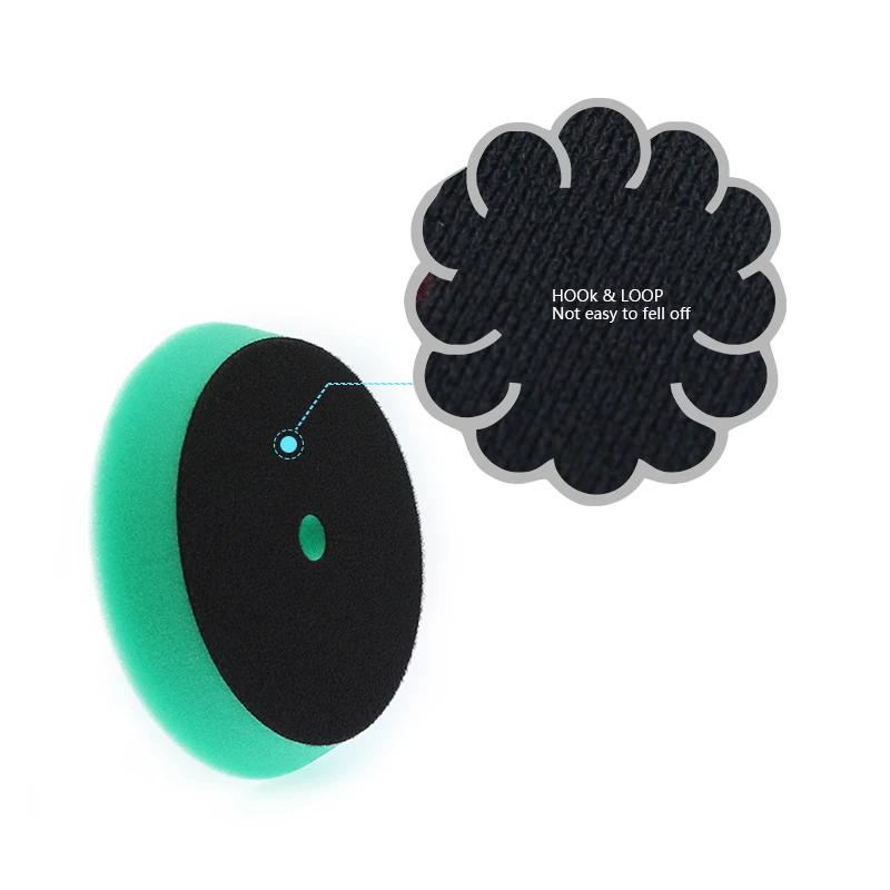 Car polishing pad Manufacturer supply custom label 3inch 5inch 6inch car care detailing buffing pad foam polishing pads