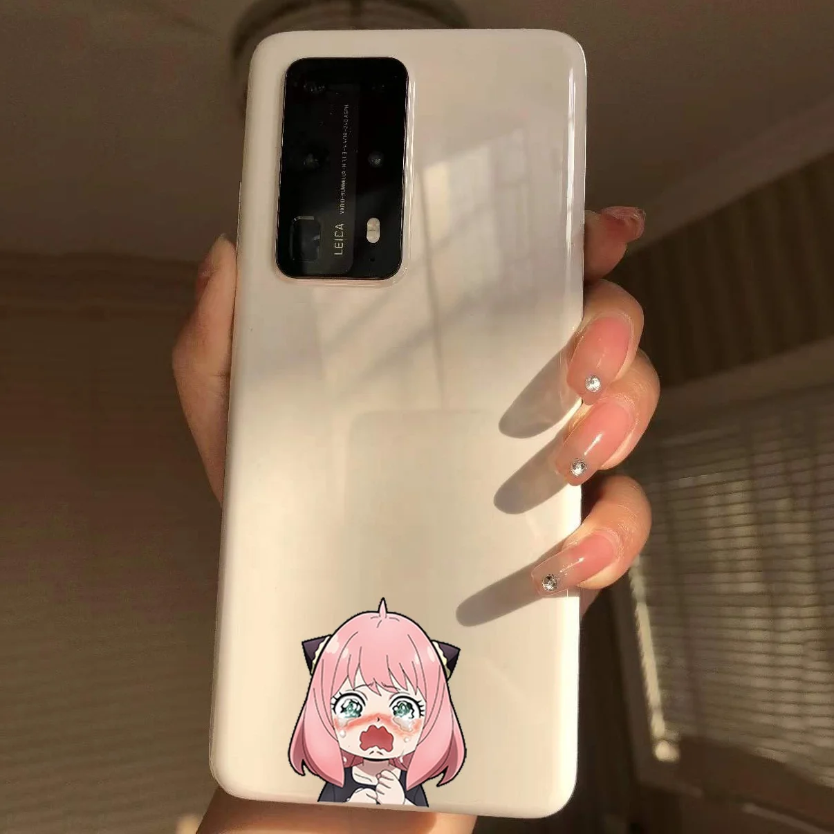Newest Anime Design Spyxfamily 3D Motion Stickers Character Aniya Changing Phone Stickers Computer Pencil Case manga Decor