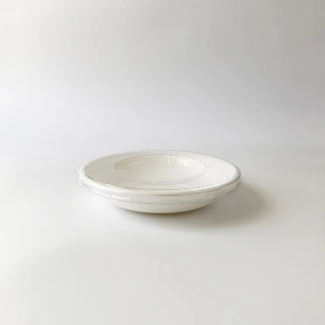 Customizable logo sugarcane pulp packaging 20oz-600ml bagasse salad bowl 100% compostable bagasse tableware