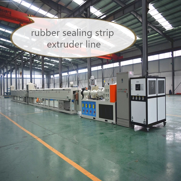 Perfect after-sales service epdm rubber profile extrusion and curing machine epdm rubber extrusion