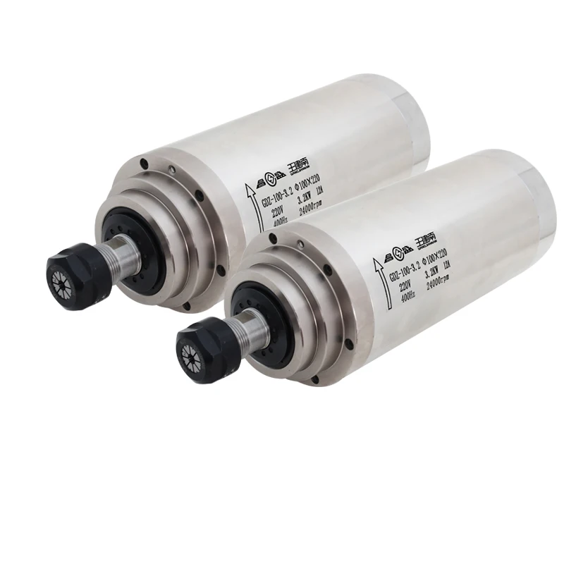 Water cooling 3.2kw spindle motor for milling