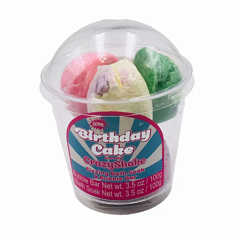 Handmade bubble bar mini vegan essential oil solid spa bath  barbathroom cake soap gift ice cream for personal cleaning skincare