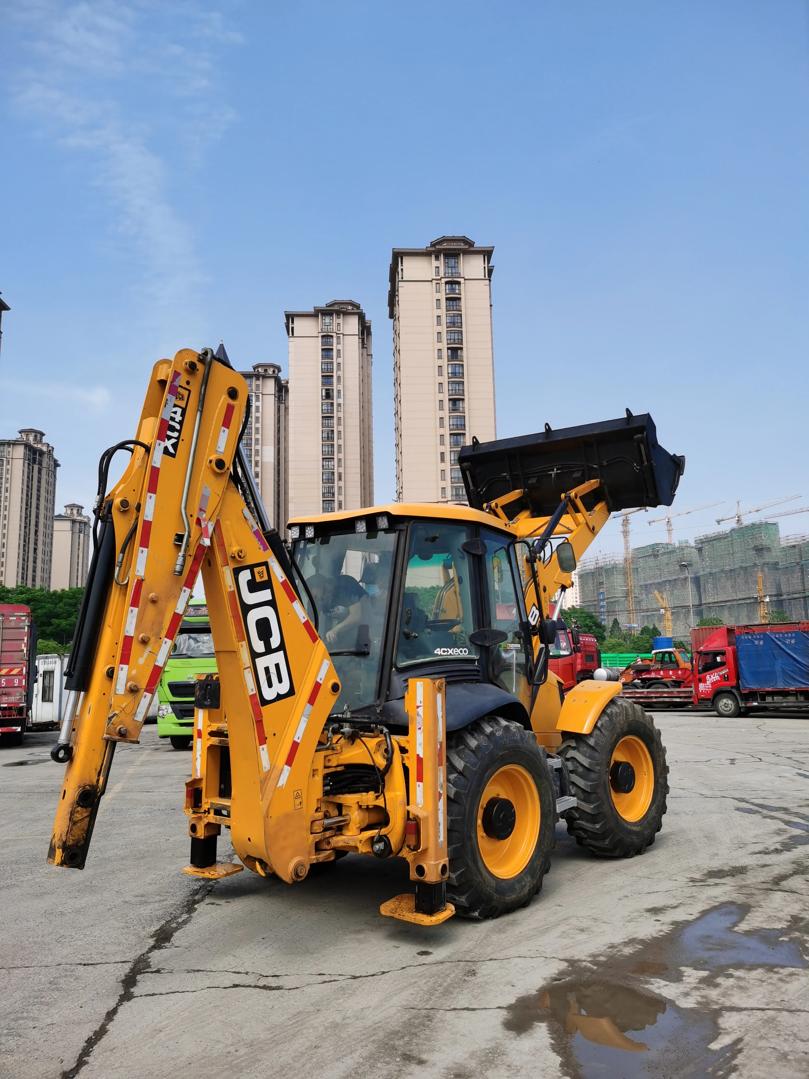 Lower Working Hours Used Original jcb 3cx 4cx 3dx backhoe loader for sale with Good Condition