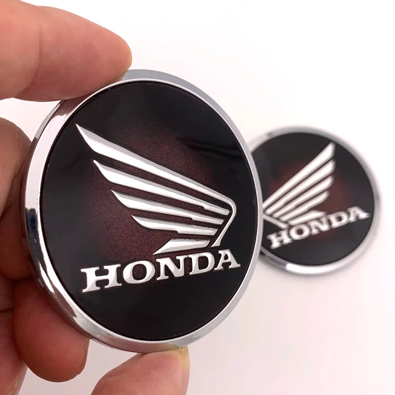 Acrylic round wings logo design for honda motorcycle emblem