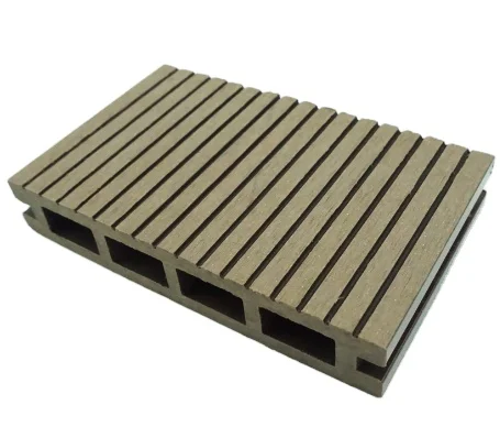 High quality WPC outdoor board square hole anti UV waterproof floor garden