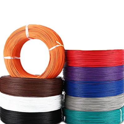 pfa insulated wire 200C 600V single core copper high temperature cable and wire PFA cables and wires