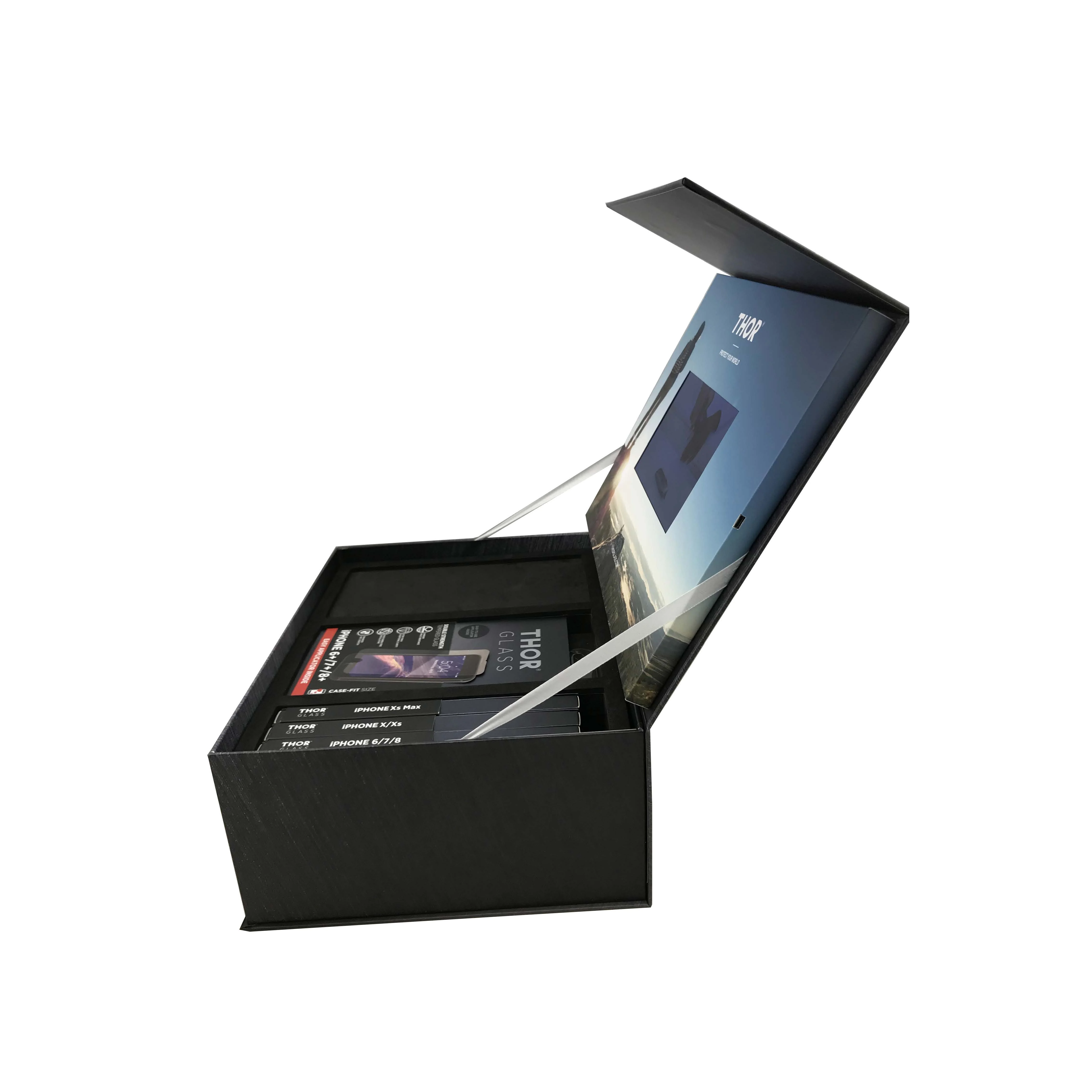 Custom Gift Flower Lcd Screen Video Boxes With 7 Lcd Screen