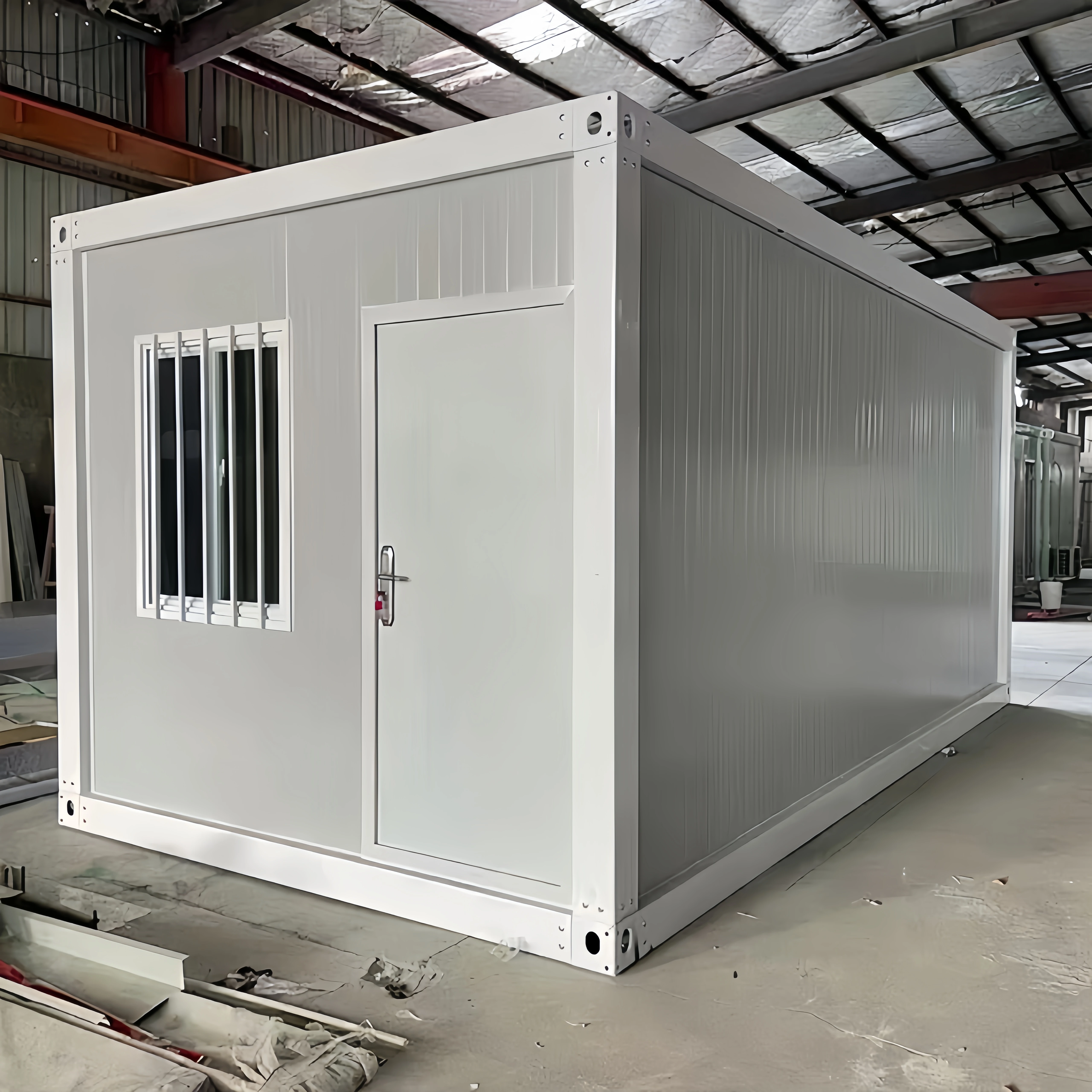 20ft Prefab Flat Pack Container Prefabricated Modular Container Home well camp prefab house prefab container house home
