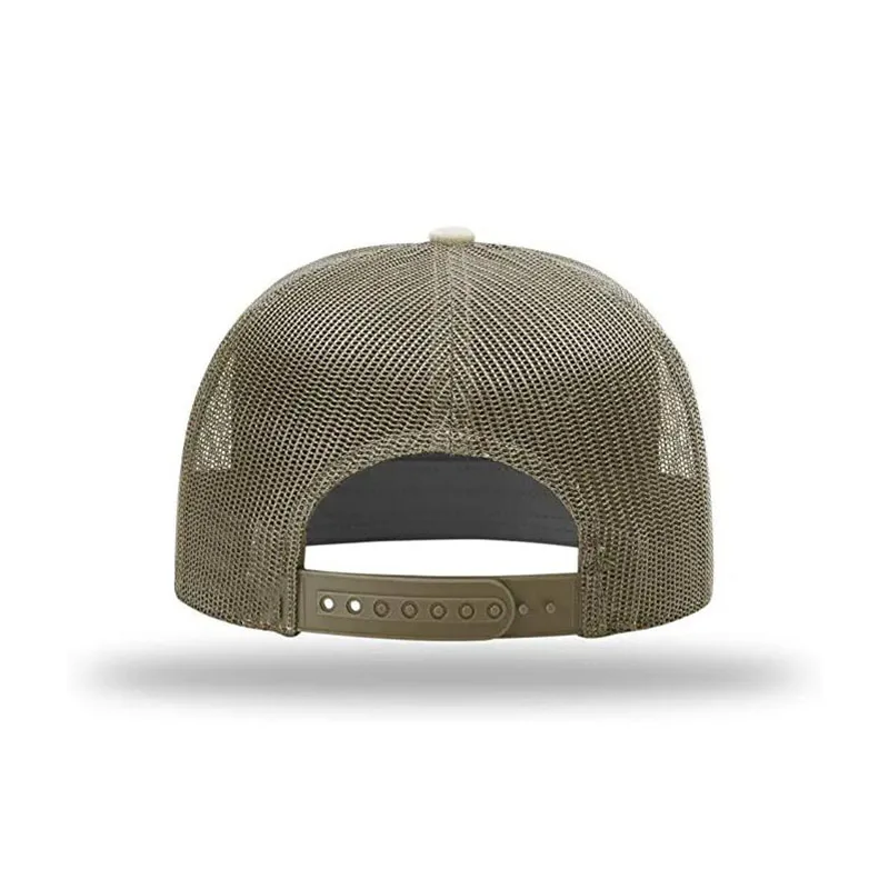 customized color hat Mens  trucker cap  seven 7 panel mesh cap snapback hat with 7 panel