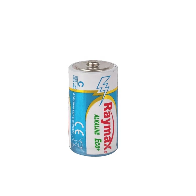 Raymax CE RoHS approved battery 1.5v ultra Alkaline Battery LR14 C size for remote control