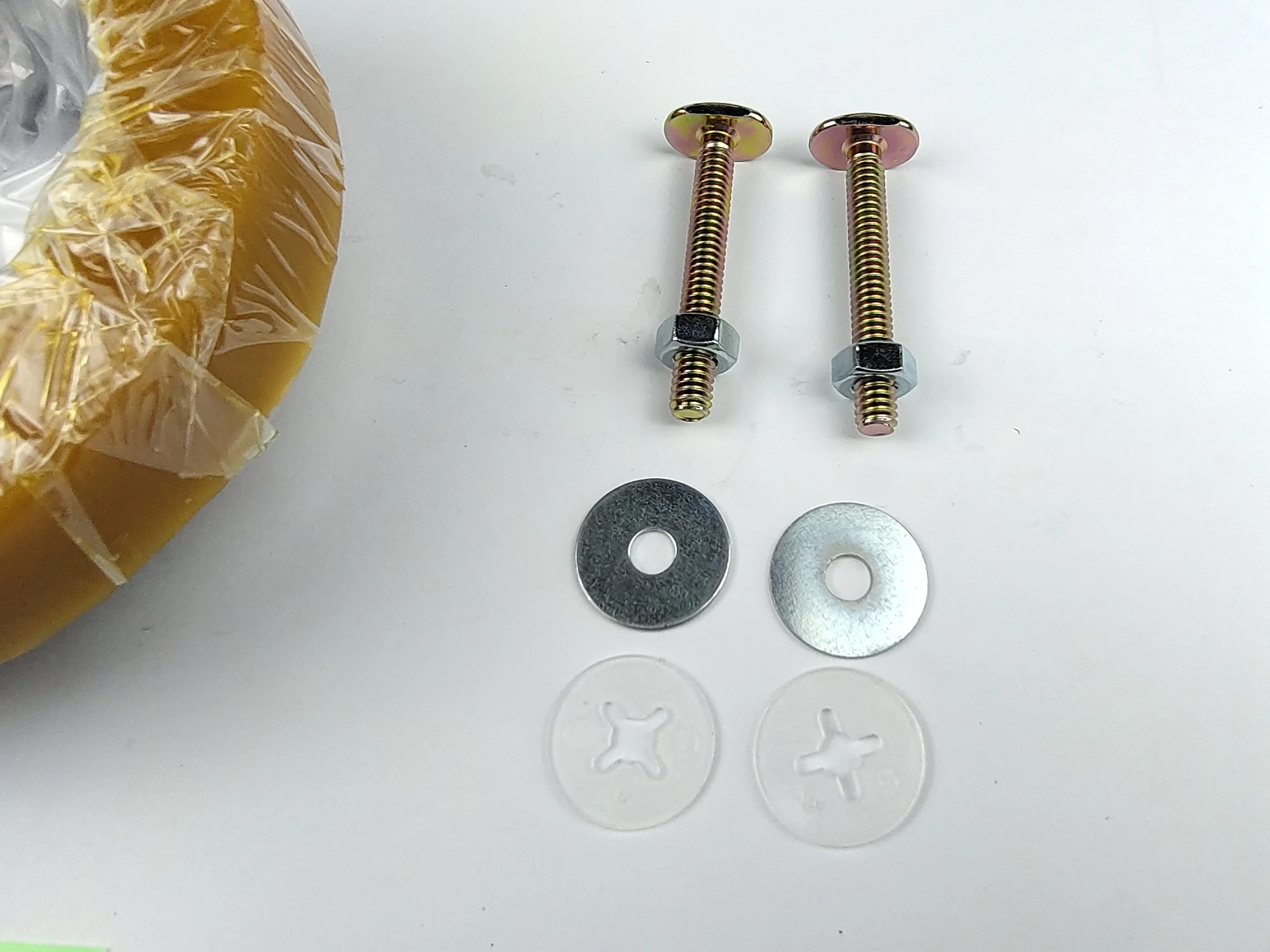 Toilet Wax Ring Set with brass bolt nuts Leak-proof and Odor-proof Toilet sealing rings