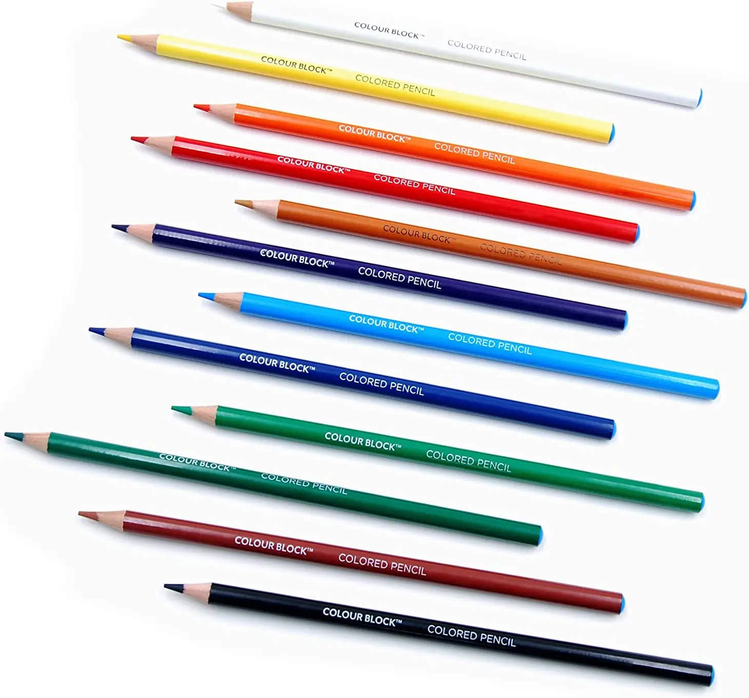 Wholesale Eco-friendly Pre-sharpened 12 Color Pencils Set Natural Soft Wooden Colored Pencils for Kids Drawing with Box