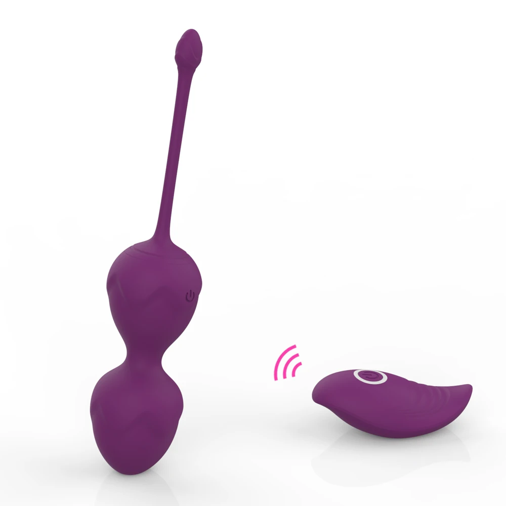 Беспроводной пульт дистанционного управления шелковистая силиконовая форма фруктов Вагина точка G Вибратор Пуля женские секс-игрушки шарик Yoni Kegel вибрирующее яйцо