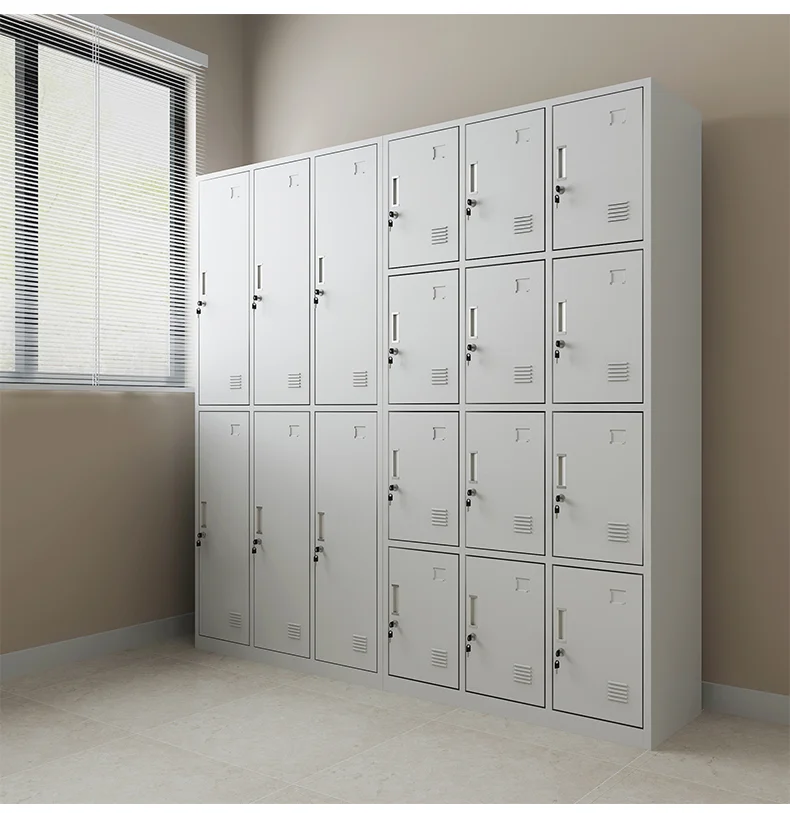 Cheap Price home offeice 4 Door steel cabinets Clothes Storage Locker on sale