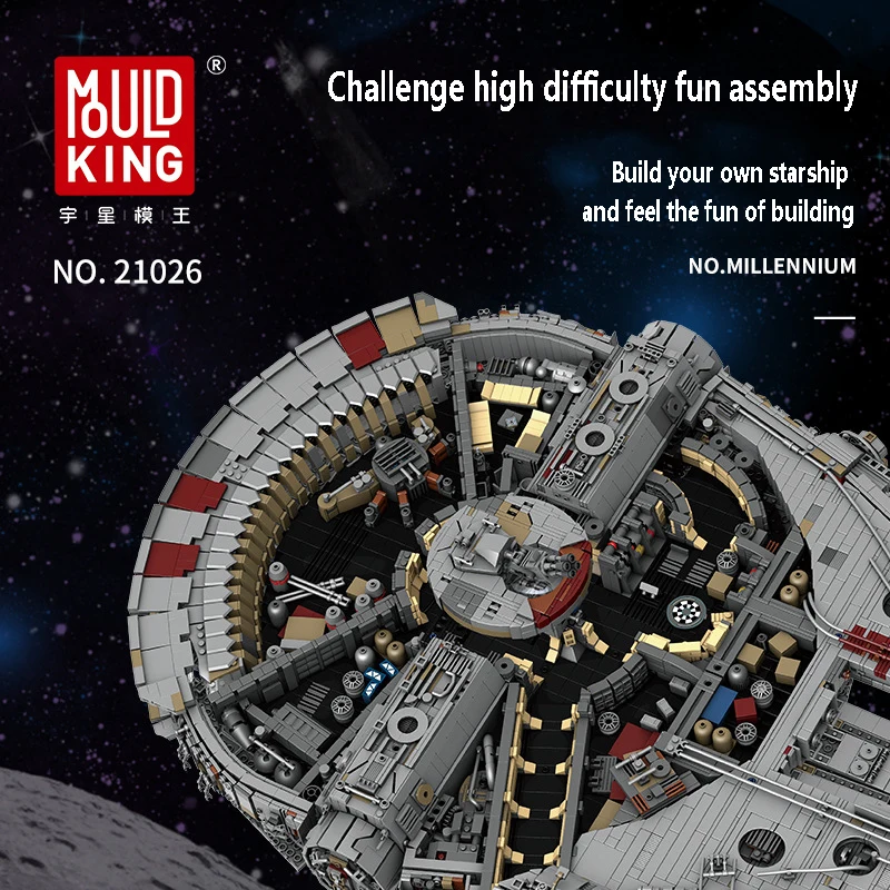 12688 шт. набор моделей Millennium StarShip ROTJ (Mark II) 21026 конструктор «Звездный Разрушитель»
