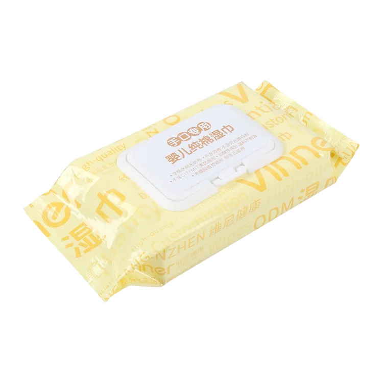 Фабричная цена, оптовая продажа, натуральные органические биоразлагаемые детские влажные салфетки, оптовая продажа одноразовых детских салфеток