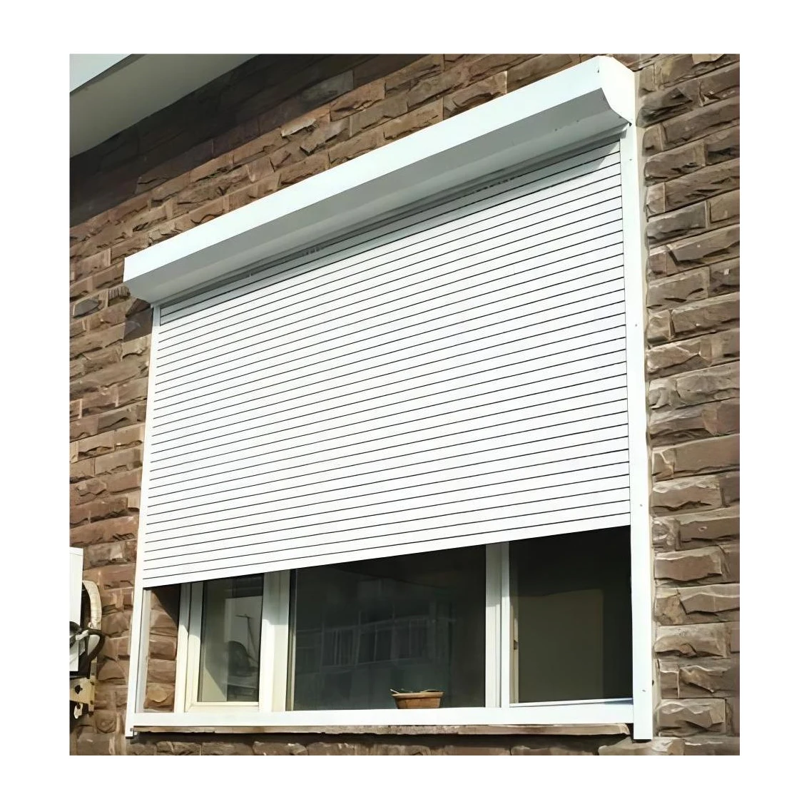 Automatic/Electric/Smart hurricane impact aluminum security roll up/roller shutter house windows for sale