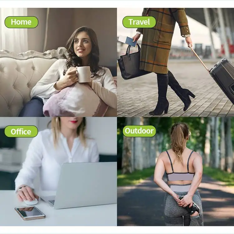 Electric Pulse Back Pain EMS TENS Unit Treatment Pain Physical Therapy Equipment Full Body Foot Massager