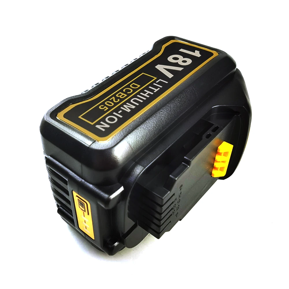 Аккумуляторная дрель, 18 в, литий-ионная перезаряжаемая батарея DCB205 DCB206 для электроинструмента Dewalt, 10 ячеек, аккумулятор 21700