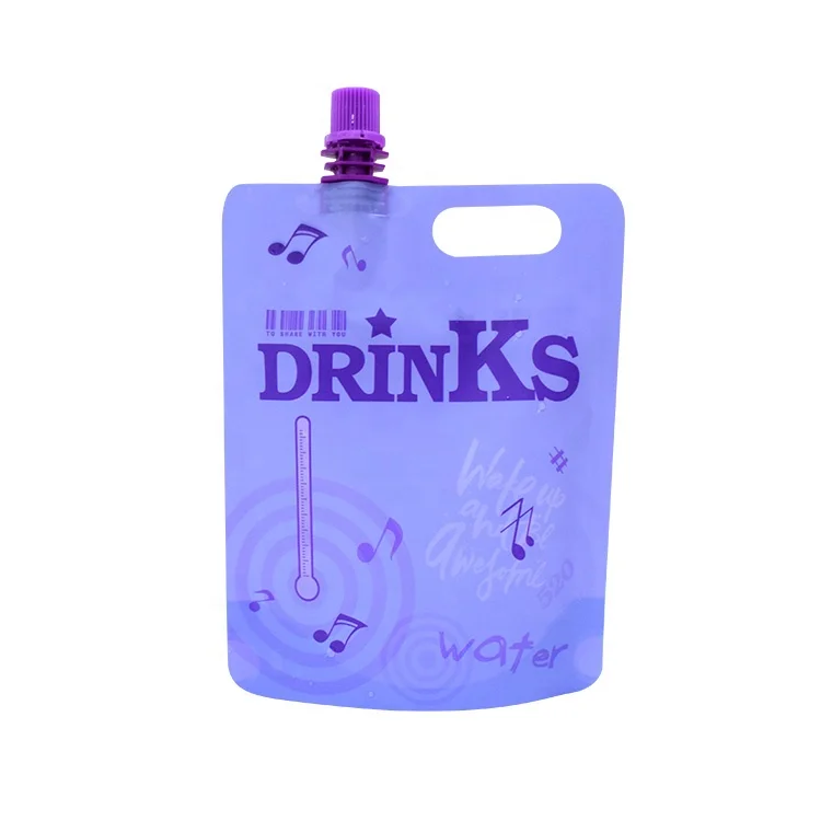 Customized Shake Instant Milky Tea Pouch Cold Brew Liquid Stand Up Spout pouch Bag with Nozzle