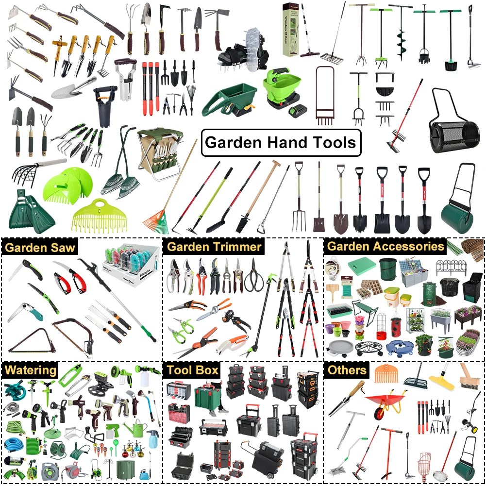 Winslow & Ross Outdoor Long Handle Rake Soft Grip Garden Leaf Grabber