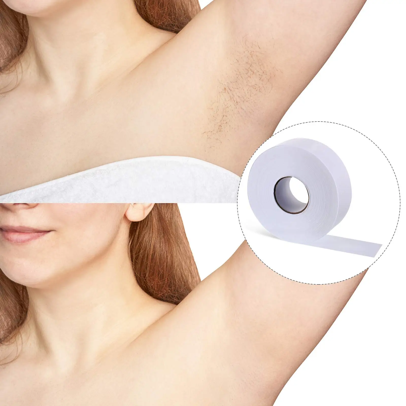 Customized Factory Direct Non Woven Wax Strip Roll Epilation Paper Rolls Nonwoven Waxing Strip Rolls