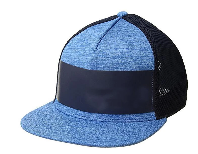 
Wholesale Fashion Unisex Flat Peak Cap Hat High Quality Fitted 6-Panel Golf Hat Trucker Caps Custom Logo 