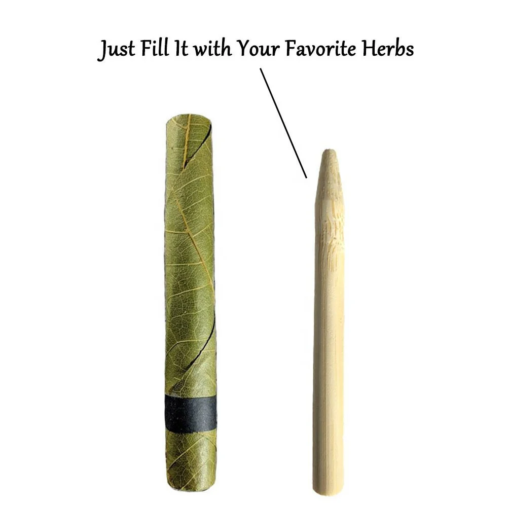 3.5inch customize bamboo packing stick for hand-rolled leaf cigar blunt