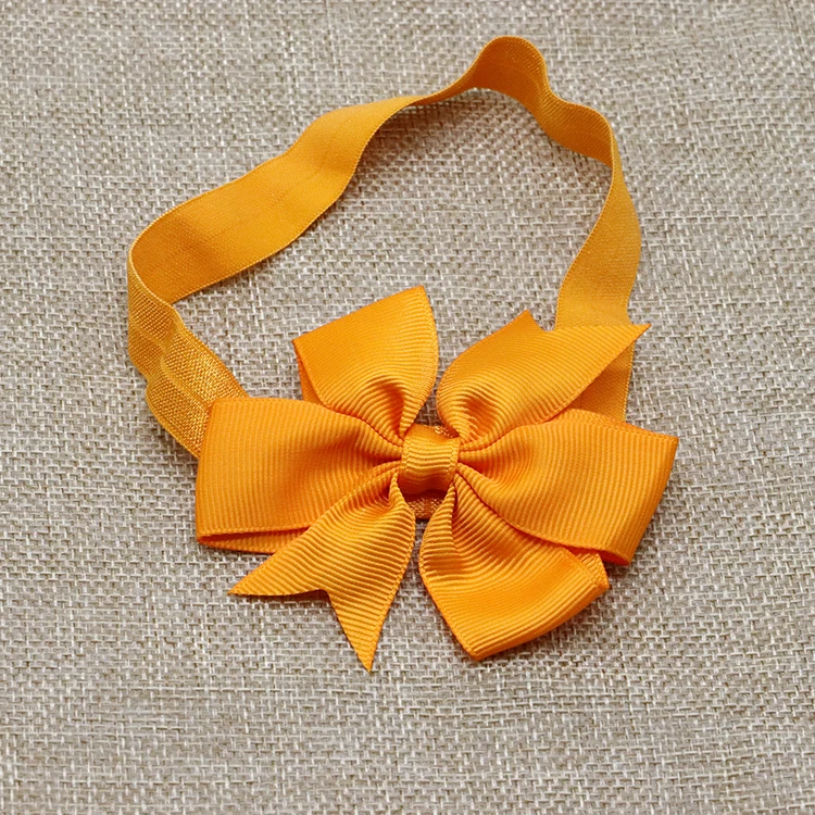 Готово к отправке оптовая продажа аксессуары для волос 20 видов цветов grosgrain ленты лук с эластичными лентами