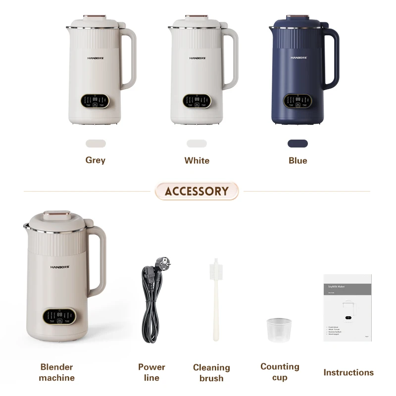 Wholesale Price Powerful  Kitchen Fresh Fruit Juicer Blender Electric Nut Milk Maker  Multifunctional Soybean Milk Machine