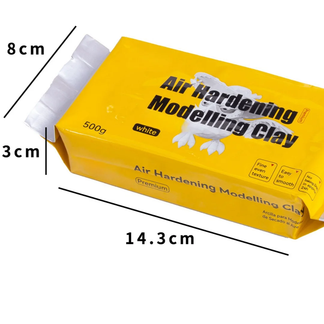 Malleable 500g Pottery Clay for Modelling Clay Sculpting