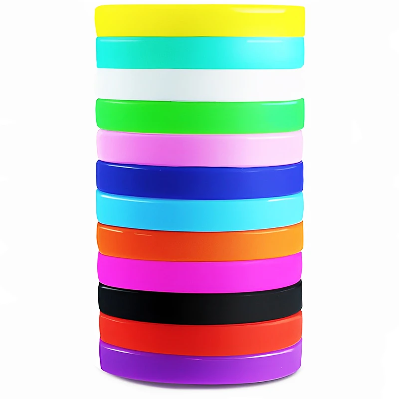 Fashionable Customizable Diy Silicone festival Silicone Wrist Band festival Silicone Wrist Band