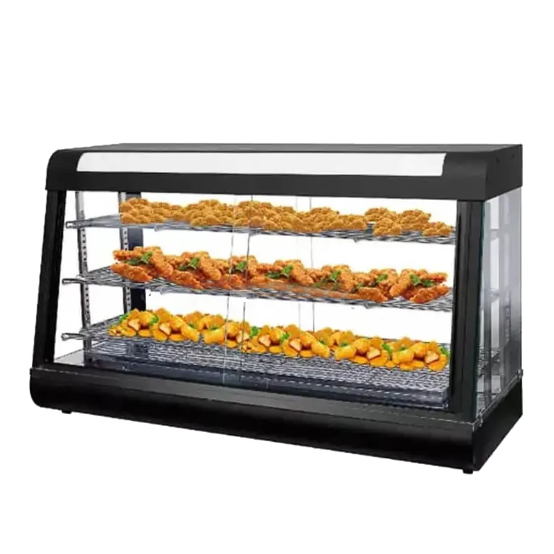 Heating display cabinet Fast food restaurant food heater Hotel restaurant Cake display cabinet 1200MM