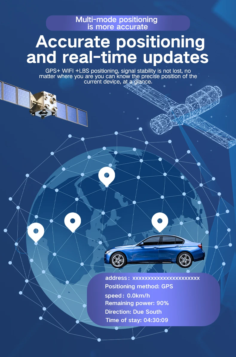 Mini GPS Tracker Security Protection Anti-theft Portable Trackers Precision Locator Anti-Lost Recording Tracking Device