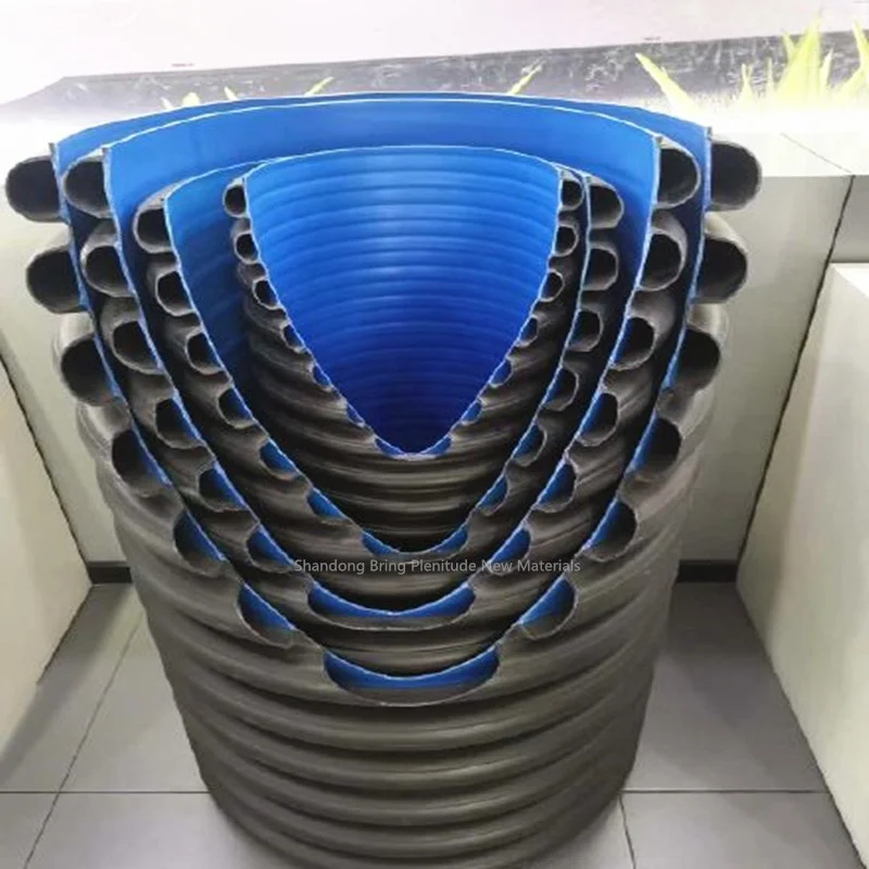 500 мм ISO двойные гофрированные трубы HDPE и фитинги для