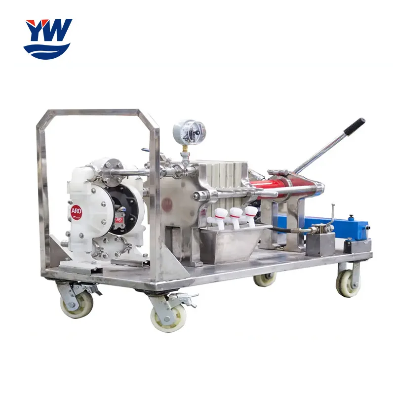Small Model Dewatering Manual Filter Press for Laboratory