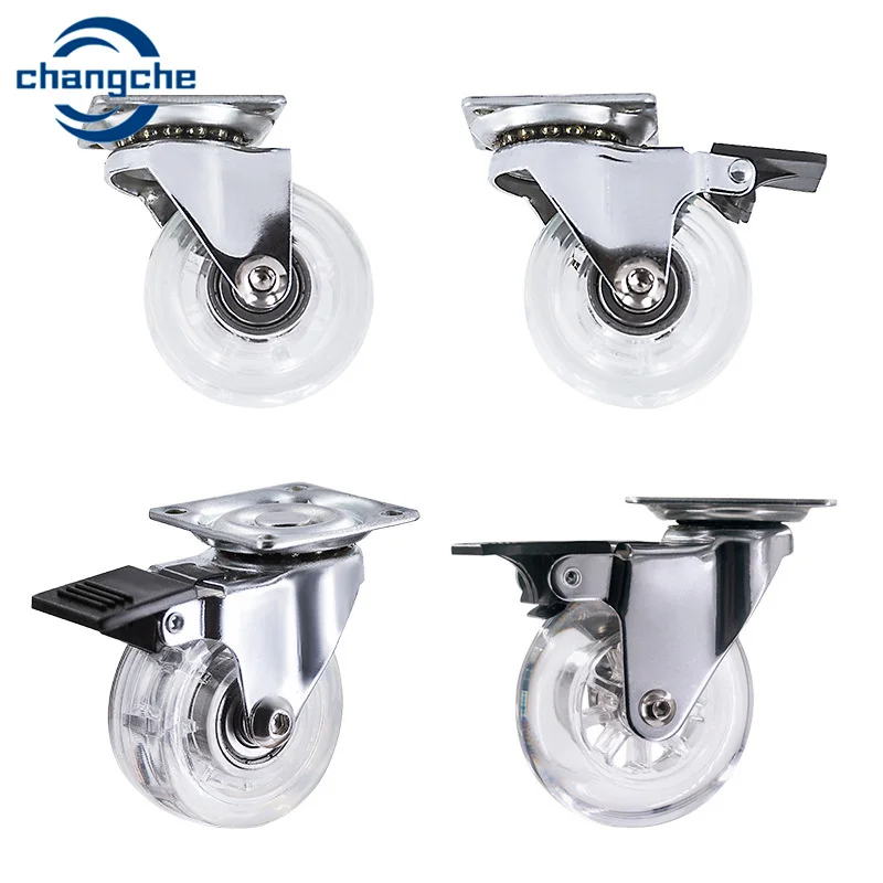 4 Inch Threaded Stem Casters for Cart and Furniture